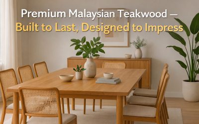 Premium Malaysian Teakwood — Built to Last, Designed to Impress