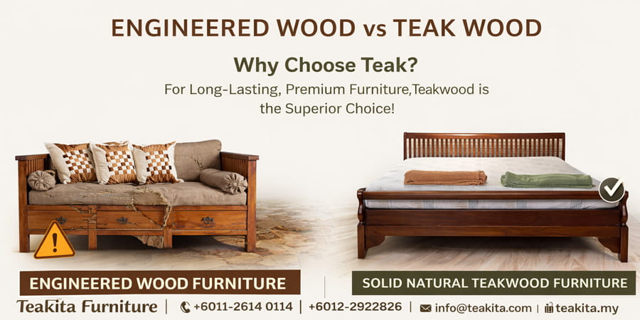 Teak Wood vs Engineered Wood: Why Teak Wins Every Time